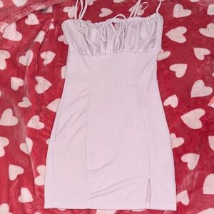 Cute Simple Pale Pink Dress